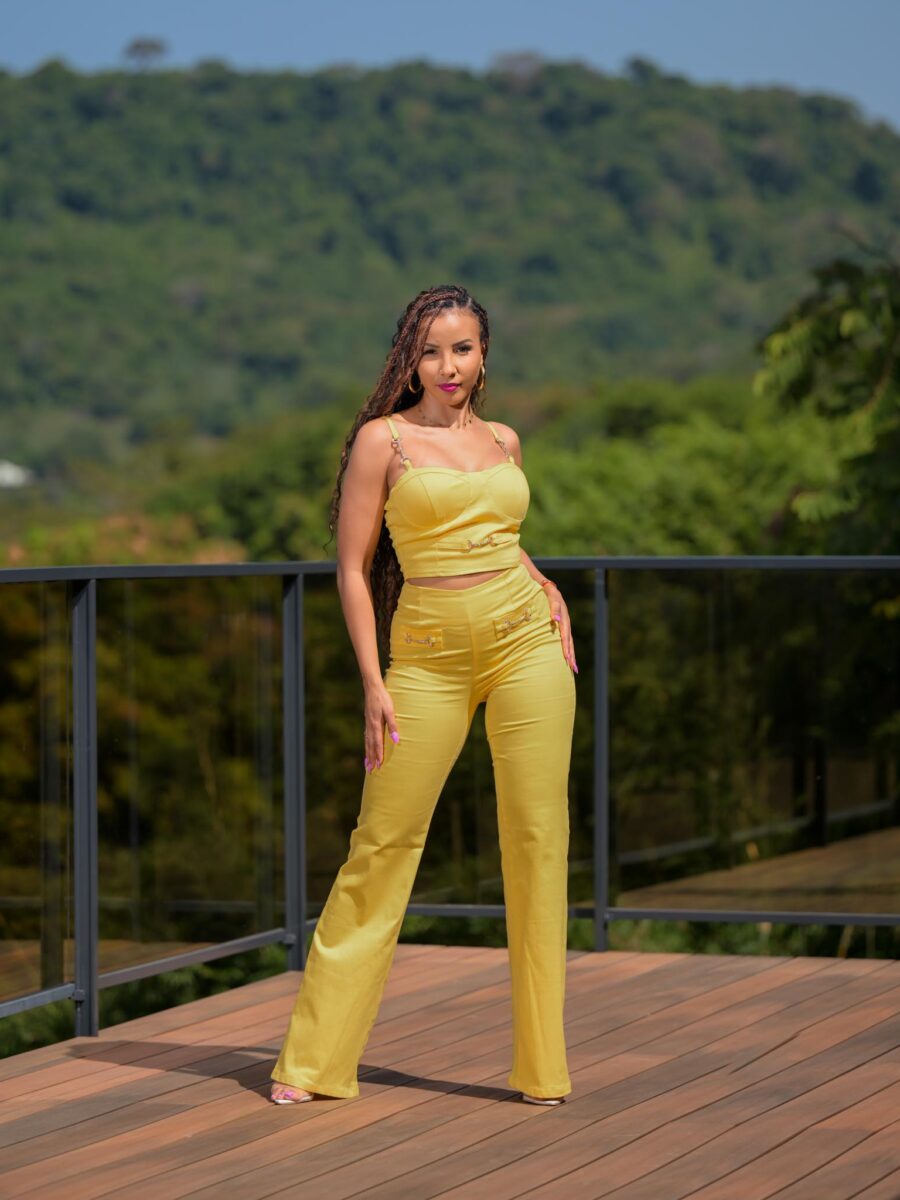 Ensemble pantalon corset