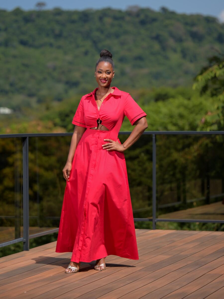 Robe Longue rouge